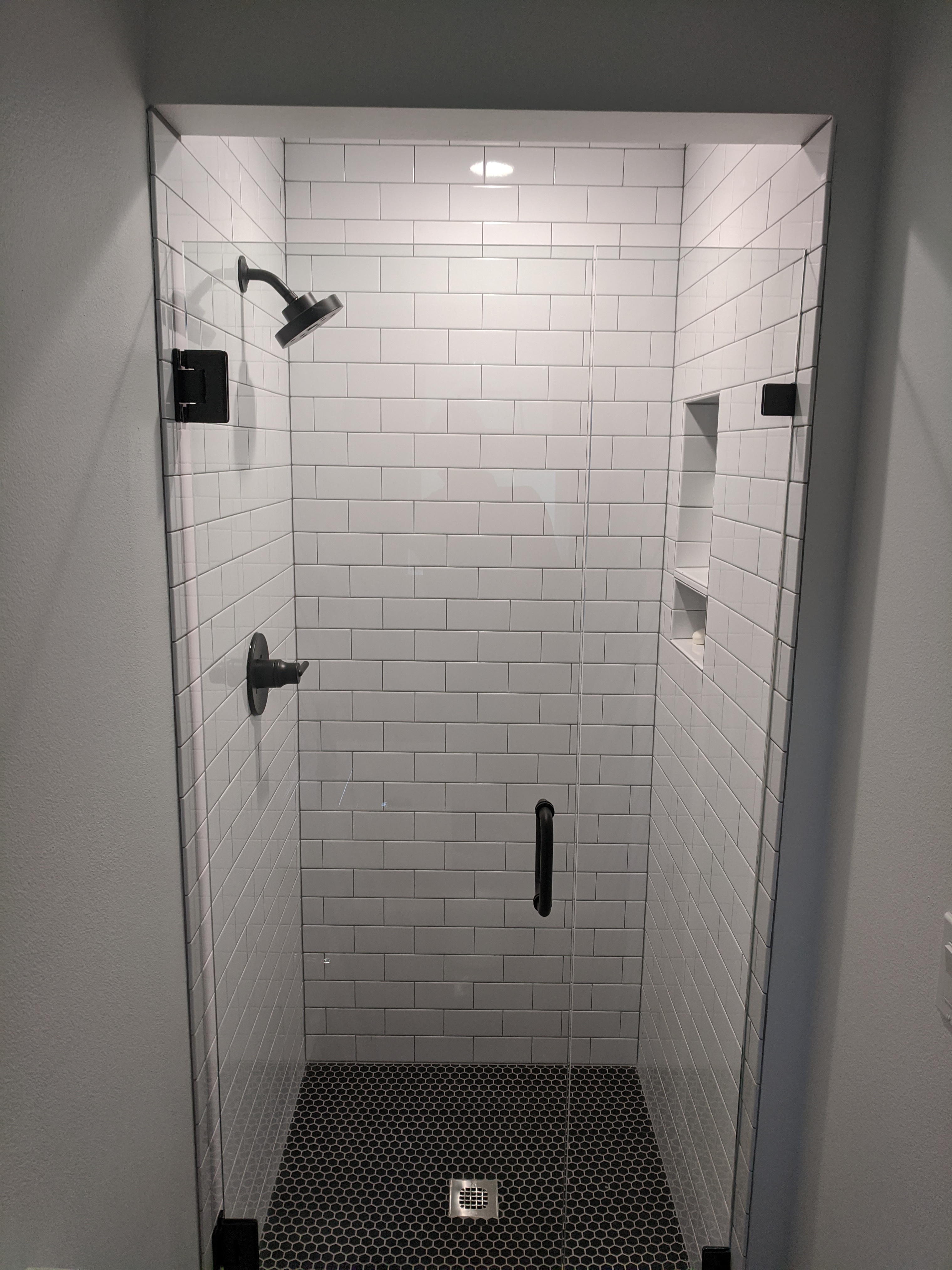 Custom tile shower